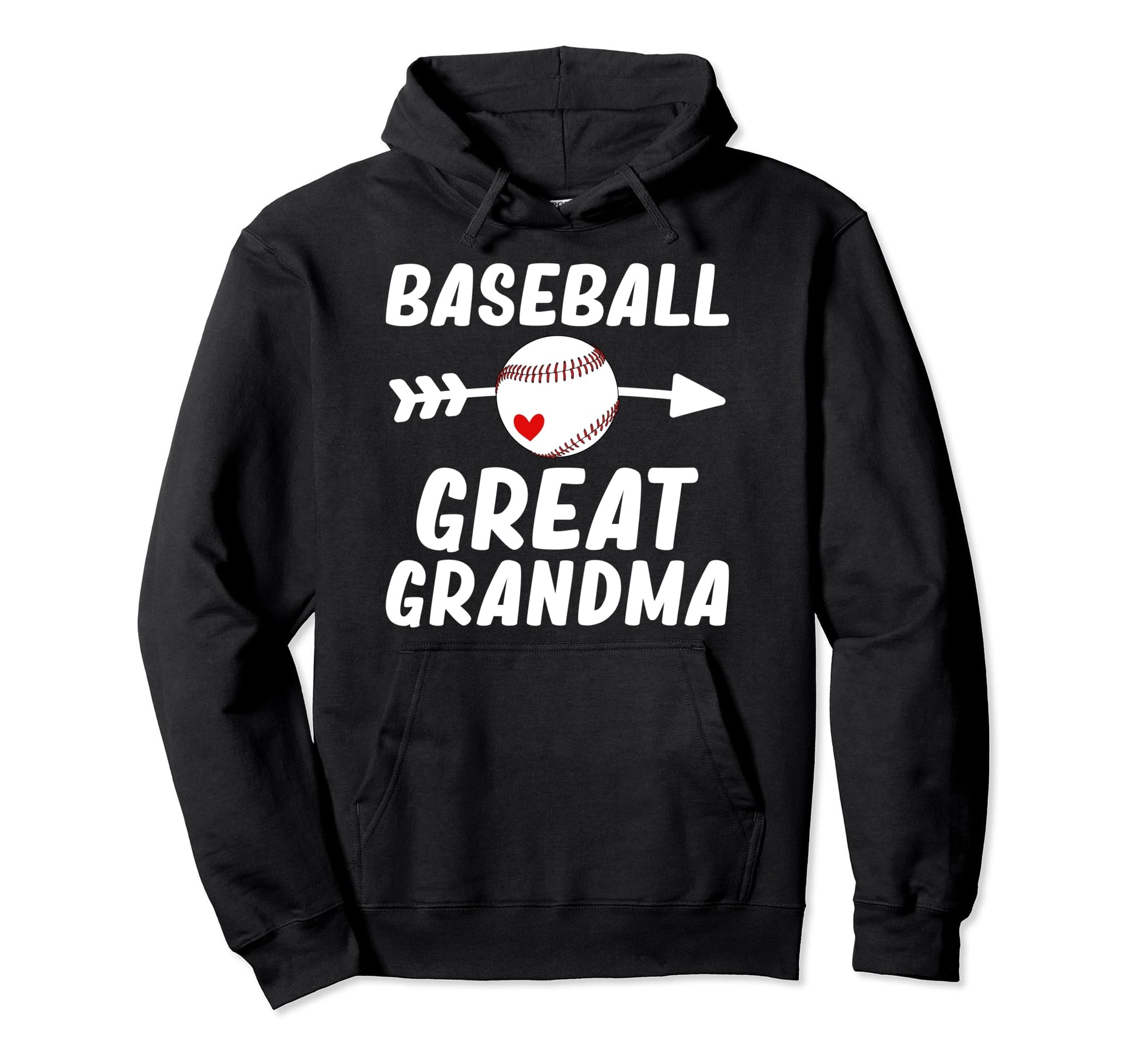 Baseball Great Grandma Baseball Player Hoodie - Fun Novelty Design Unisex - T-Shirt, Sweatshirt, Hoodie