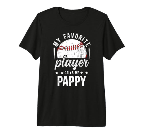 Mens My Favorite Baseball Player Pappy T-Shirt - Trendy Graphic for Adults - T-Shirt, Sweatshirt, Hoodie
