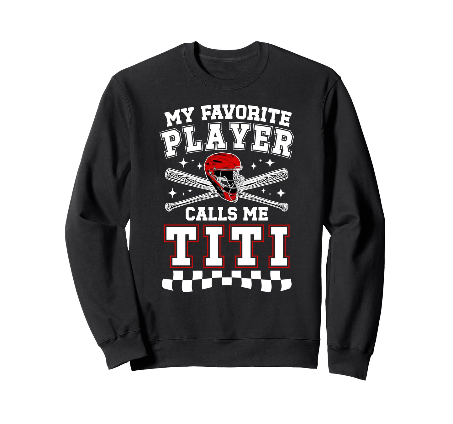 Proud Baseball Titi Baseball Sweatshirt - Casual Everyday Wear Men Women - T-Shirt, Sweatshirt, Hoodie