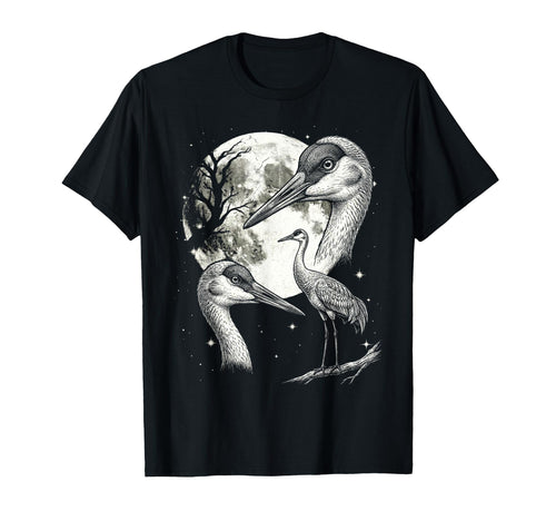 Crane Bird 90S Aesthetic Y2K Crane T-Shirt - Minimalist Print for Adults - T-Shirt, Sweatshirt, Hoodie