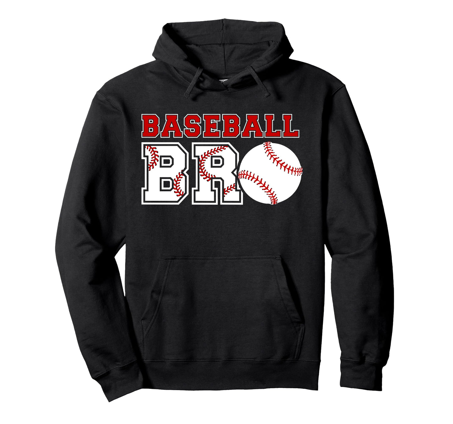 Baseball Bro Proud Baseball Brother Hoodie - Fun Novelty Design Unisex - T-Shirt, Sweatshirt, Hoodie