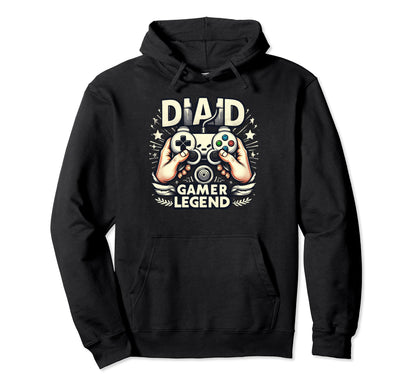 Gamer Dad Game Controller Gaming Hoodie - Casual Everyday Wear for Adults - T-Shirt, Sweatshirt, Hoodie