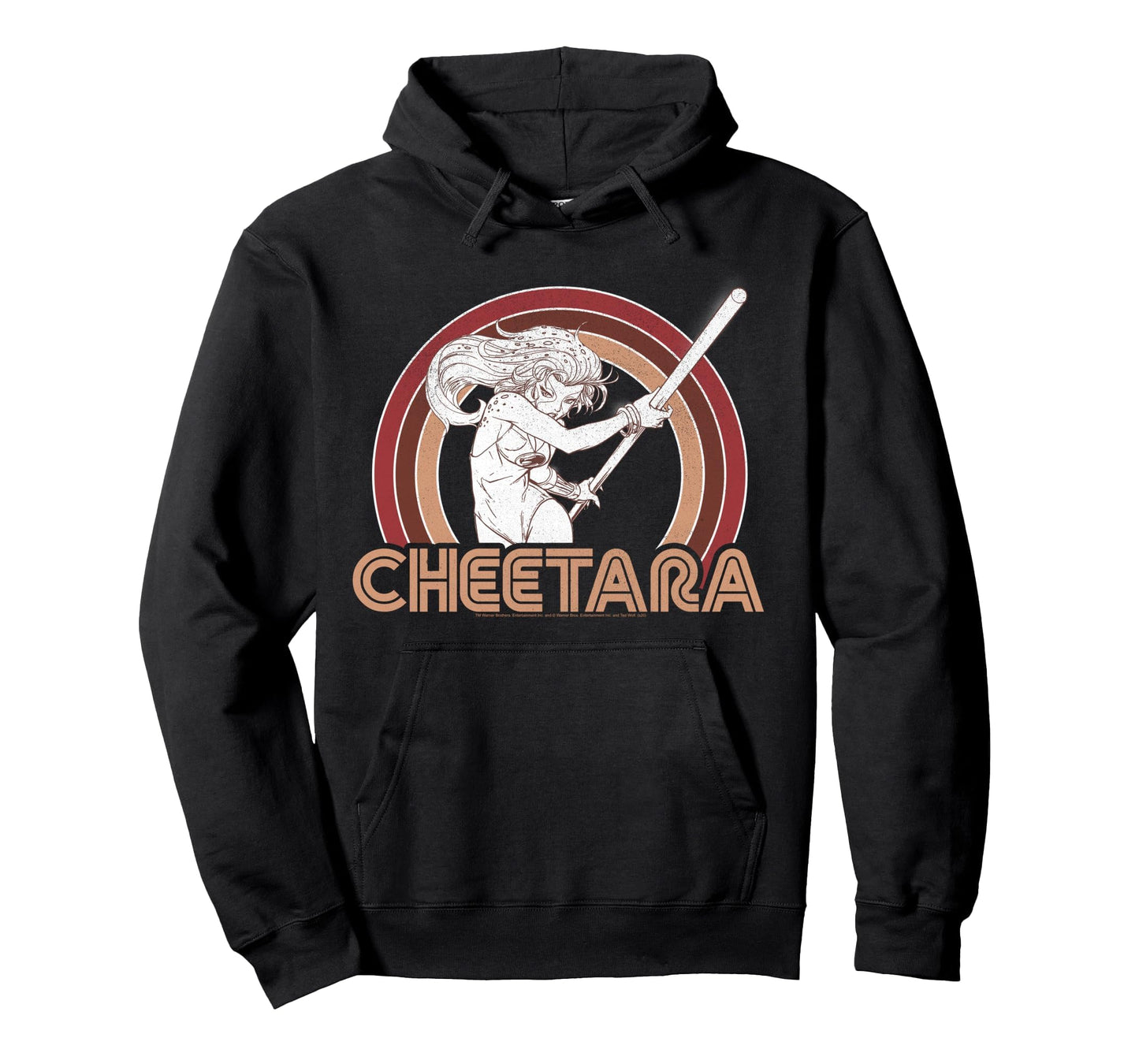 Thundercats Cheetara Rainbow Hoodie - Novelty Apparel for Adults - T-Shirt, Sweatshirt, Hoodie