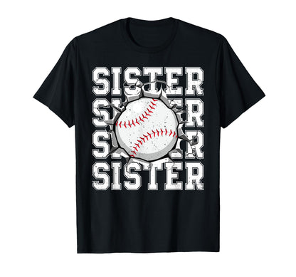 Baseball Sister Cracked Wall Family T-Shirt - Streetwear Style Men Women - T-Shirt, Sweatshirt, Hoodie