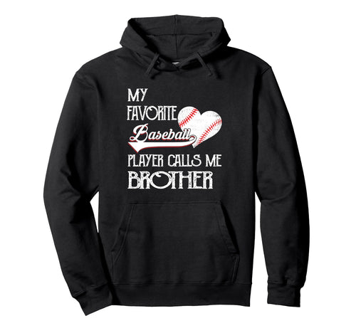 Heart Love Favorite Baseball Player Hoodie - Fun Novelty Design Men Women - T-Shirt, Sweatshirt, Hoodie