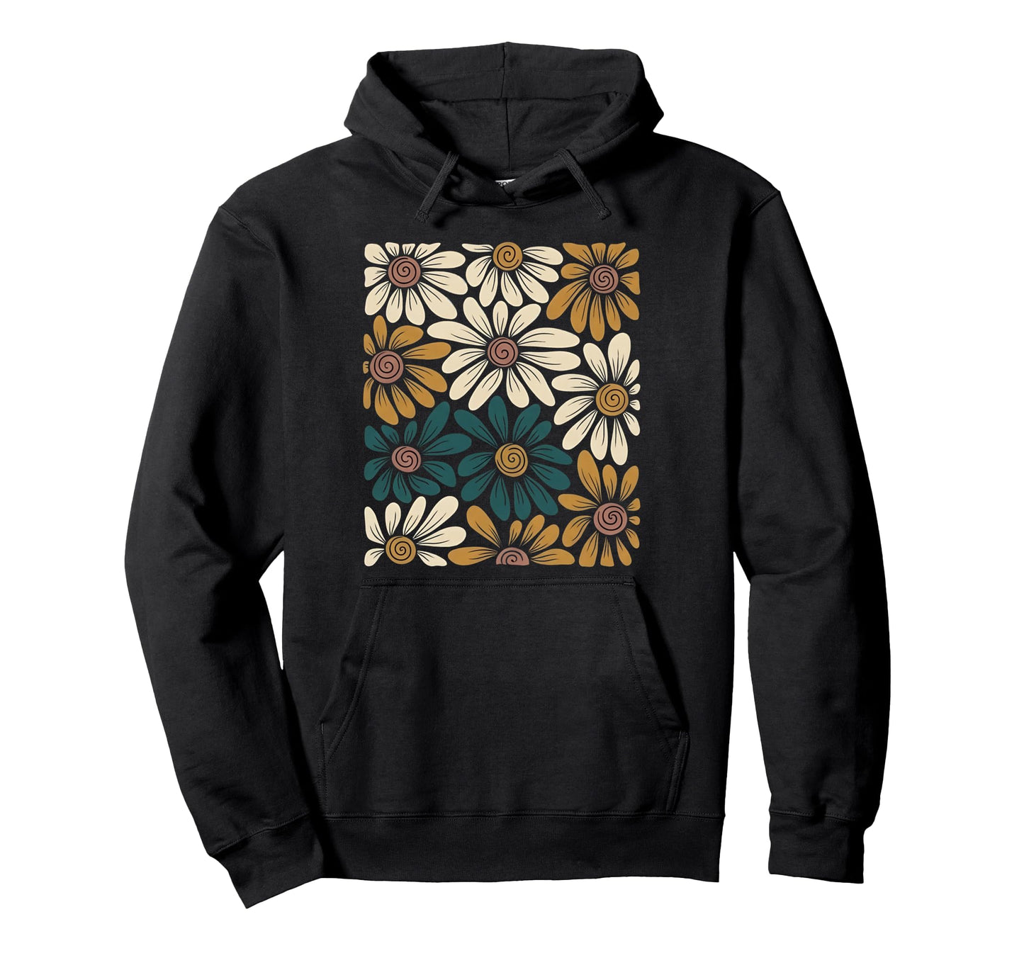 Wildflowers Flowers Pattern Summer Hoodie - Trendy Graphic Men Women - T-Shirt, Sweatshirt, Hoodie