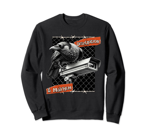 Bird And Security Camera Lovers Sweatshirt - Aesthetic Graphic Men Women - T-Shirt, Sweatshirt, Hoodie