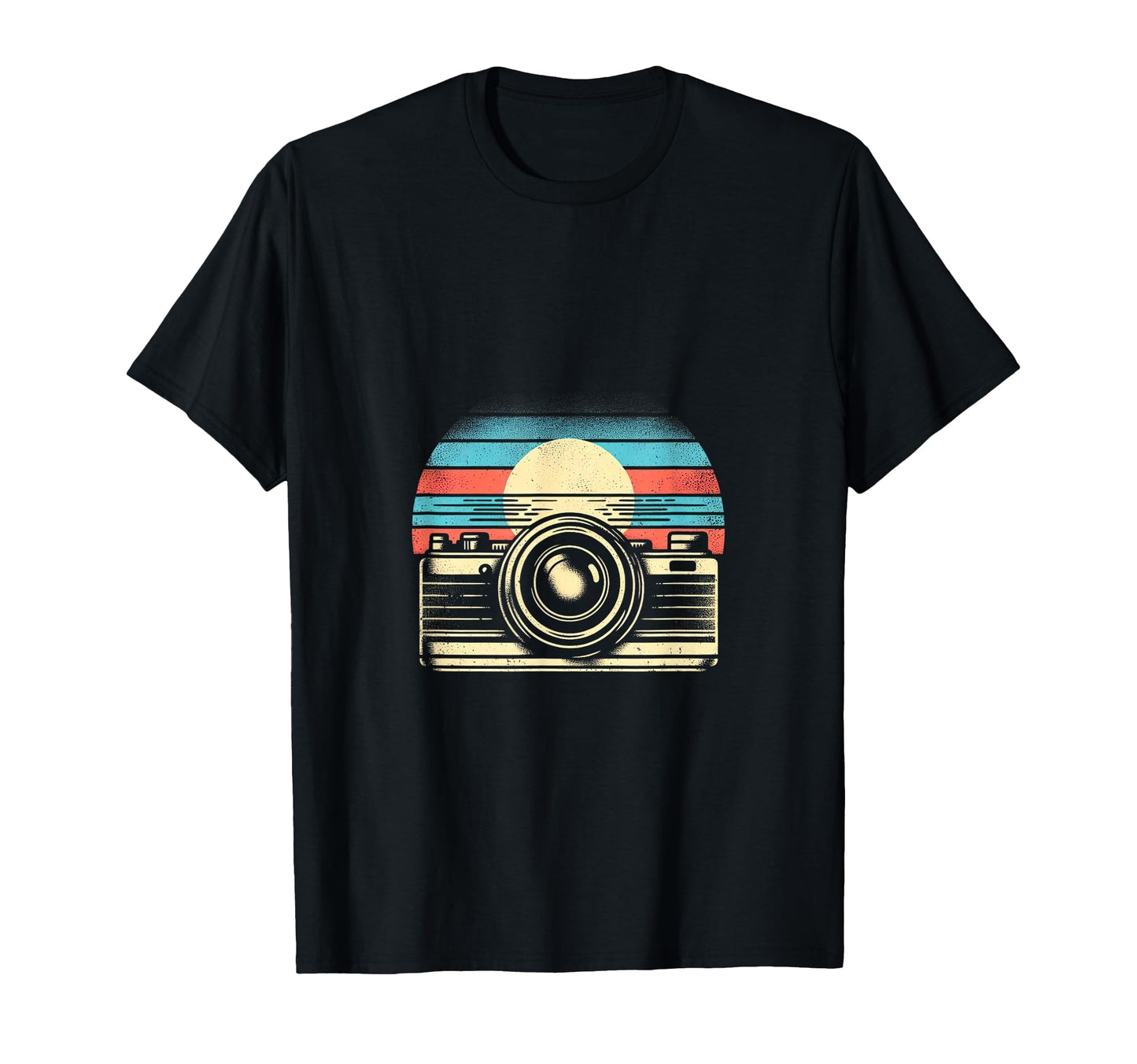 Camera Sunset T-Shirt - Custom Art Print Men Women - T-Shirt, Sweatshirt, Hoodie
