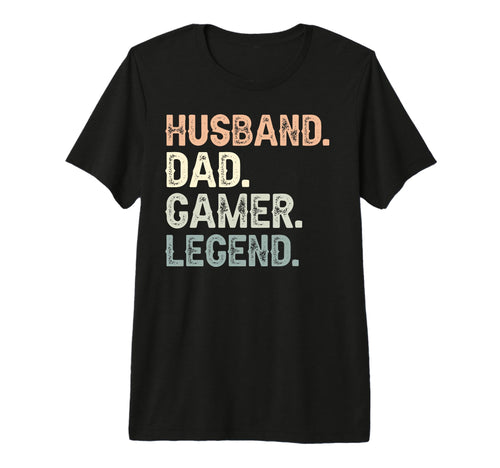 Husband Dad Gamer Legend Funny Fathers T-Shirt - Trendy Graphic for Adults - T-Shirt, Sweatshirt, Hoodie