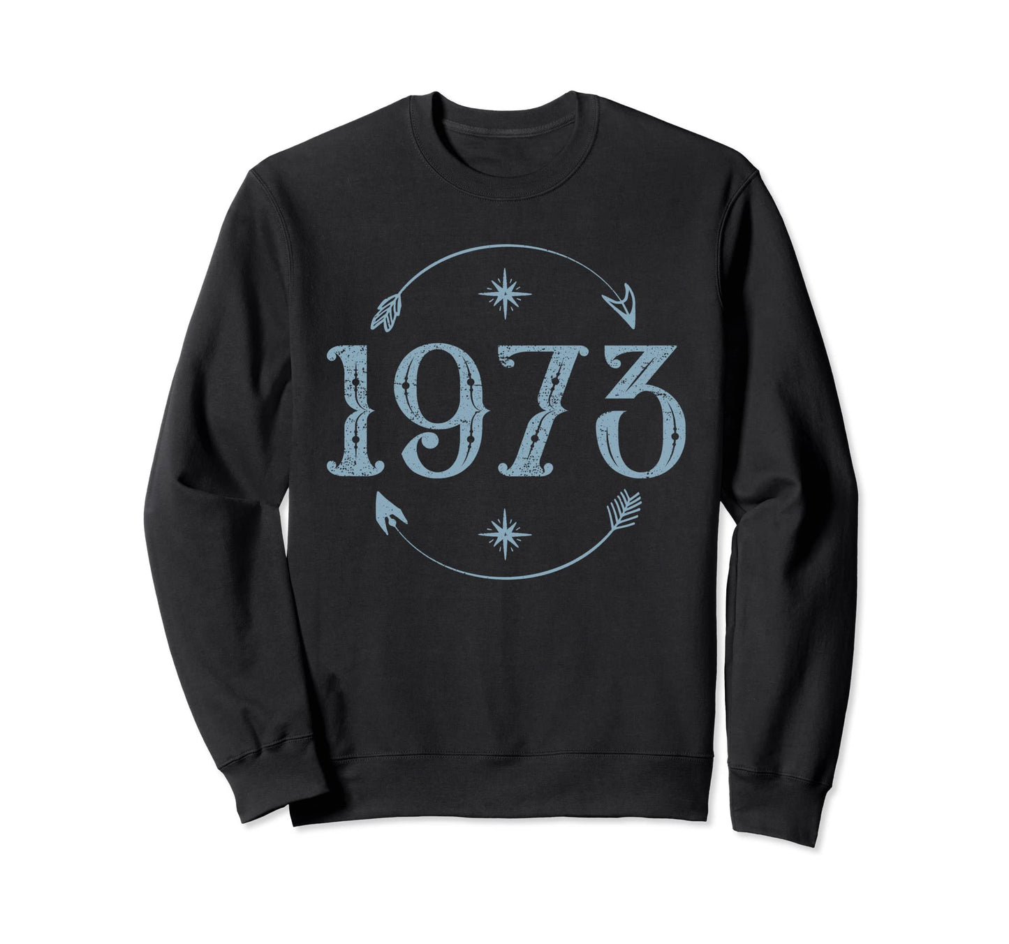 1973 50 Yo 50Th Birthday Boho Sweatshirt - Trendy Graphic Unisex - T-Shirt, Sweatshirt, Hoodie