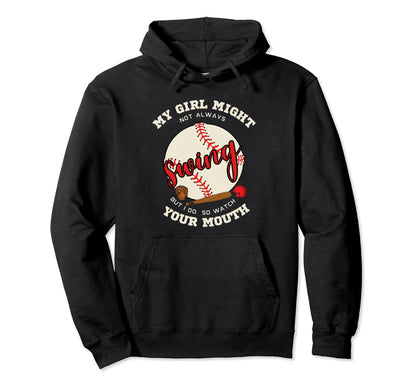 My Might Not Always Swing But I Do So Hoodie - Minimalist Print for Adults - T-Shirt, Sweatshirt, Hoodie