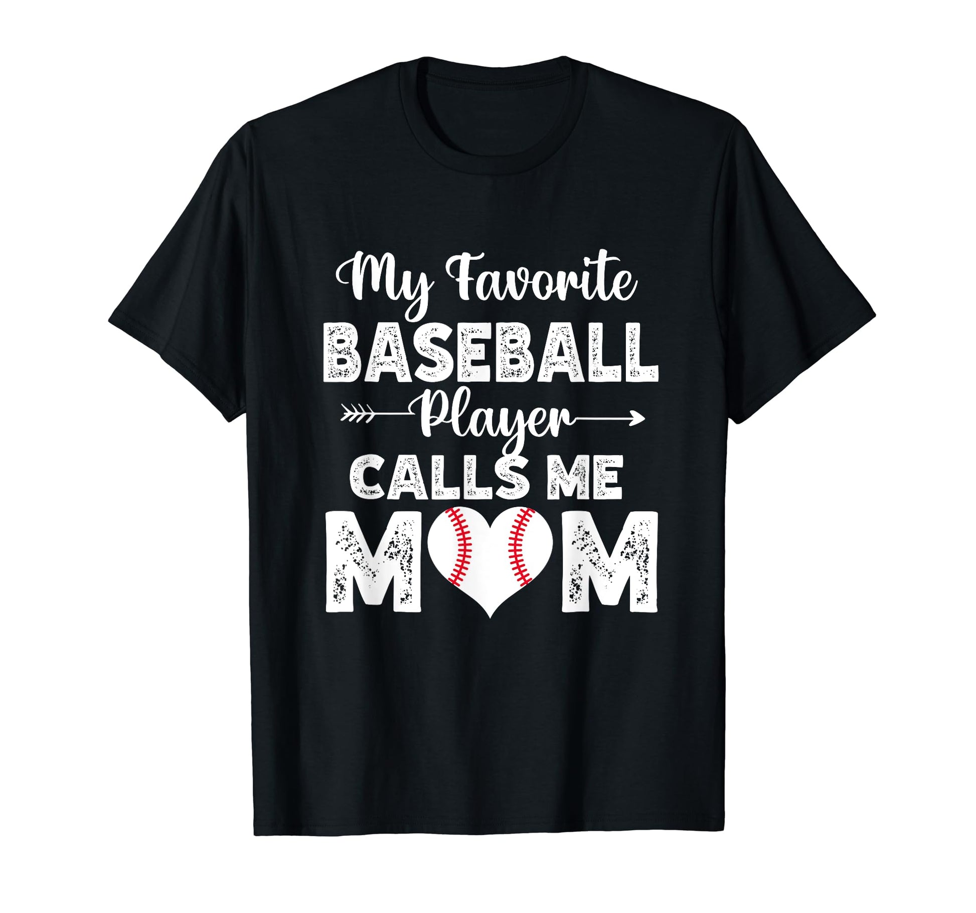 My Favorite Baseball Player Calls Me Mom T-Shirt - Minimalist Print Unisex - T-Shirt, Sweatshirt, Hoodie