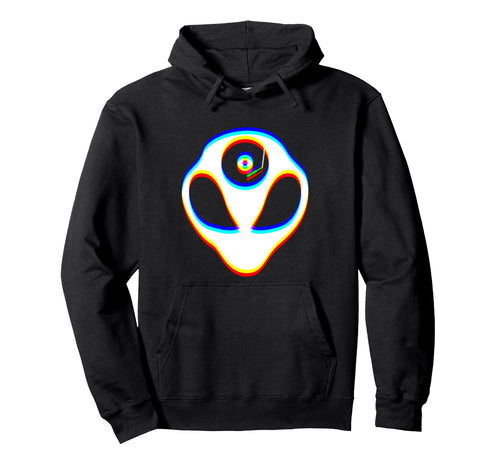 Glitch Art Optical Illusion Hoodie - Casual Everyday Wear Men Women - T-Shirt, Sweatshirt, Hoodie