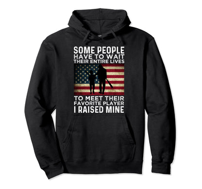 Baseball Some People Have To Wait To Hoodie - Unique Graphic for Adults - T-Shirt, Sweatshirt, Hoodie