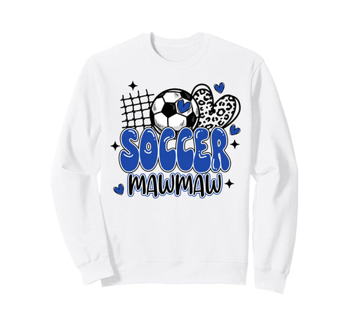Soccer Mawmaw Leopard Funny Sweatshirt - Minimalist Print for Adults - T-Shirt, Sweatshirt, Hoodie