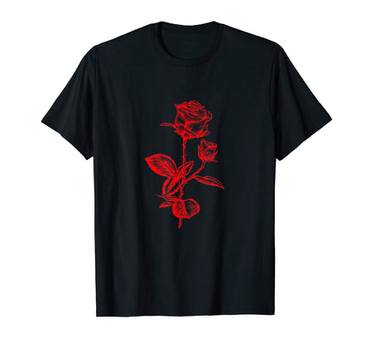 Rose Soft Aesthetic Egirl Soft Grunge 90S T-Shirt - Trendy Graphic Unisex - T-Shirt, Sweatshirt, Hoodie
