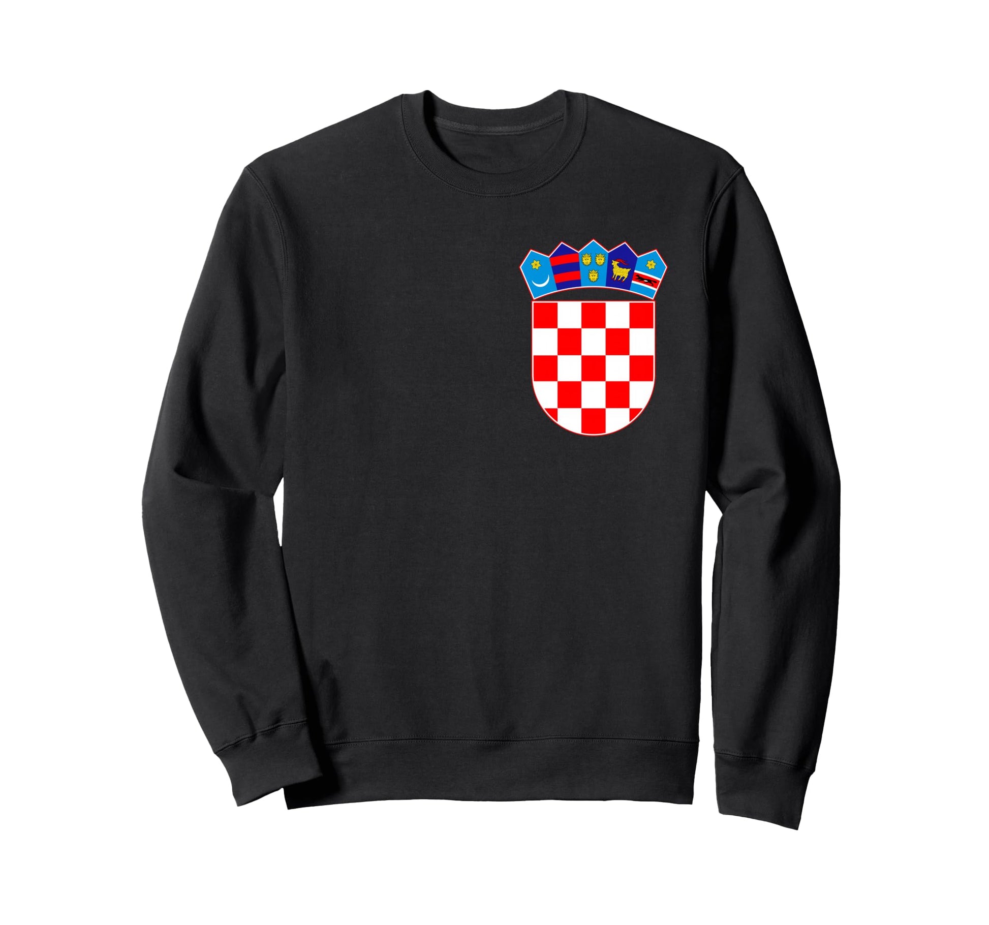 Croatia Cheer Country Dad Born Flag Sweatshirt - Graphic Print Men Women - T-Shirt, Sweatshirt, Hoodie