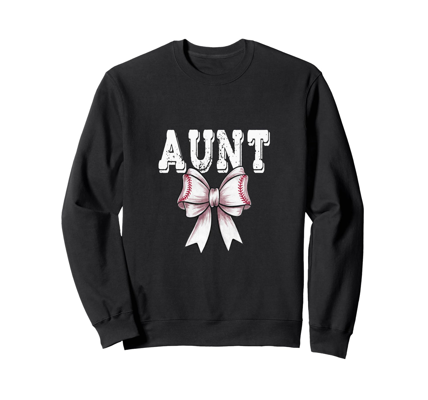 Coquette Baseball Bow Mom Sister Sweatshirt - Unique Graphic Men Women - T-Shirt, Sweatshirt, Hoodie