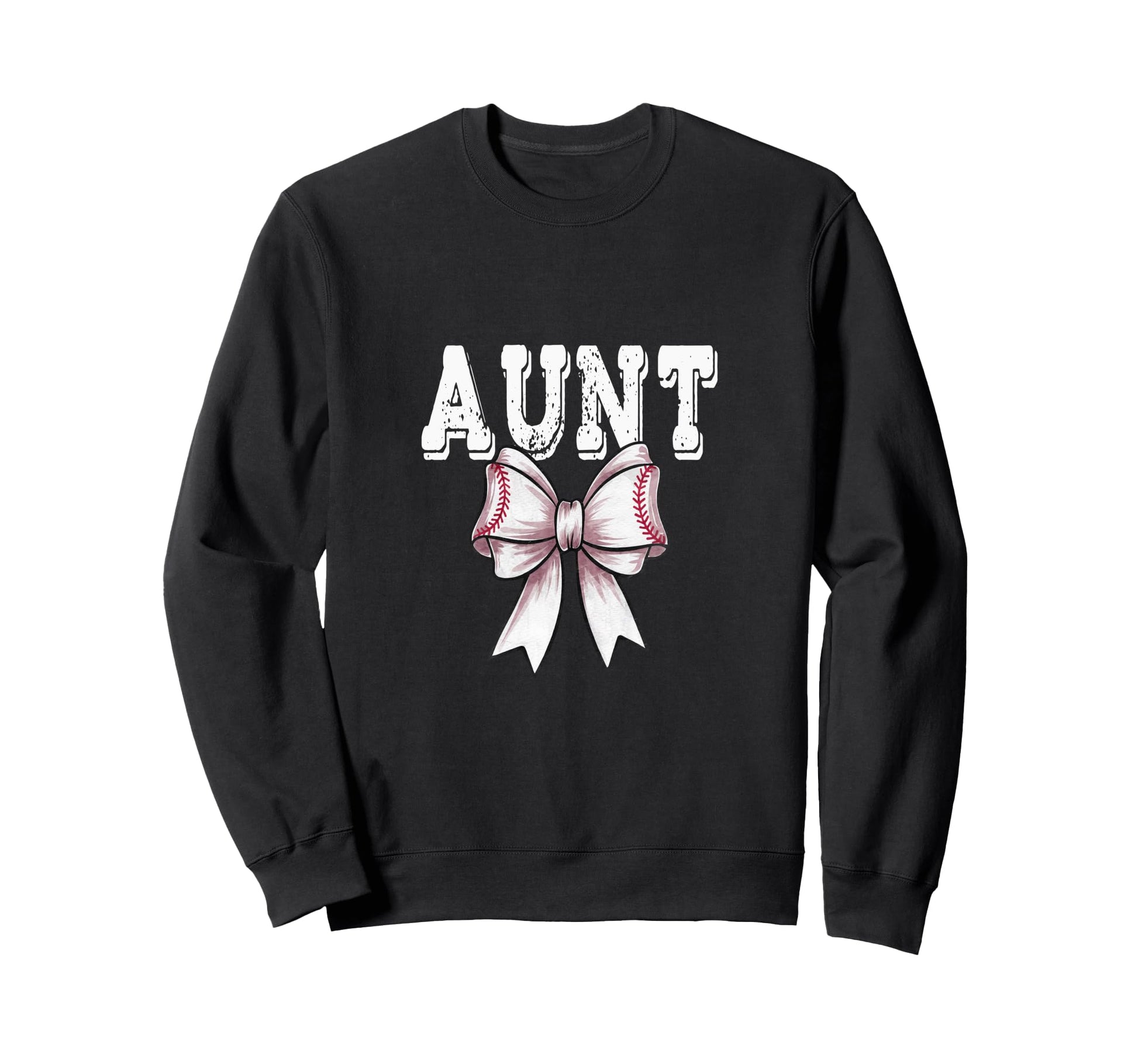 Coquette Baseball Bow Mom Sweatshirt - Fun Novelty Design for Adults - T-Shirt, Sweatshirt, Hoodie