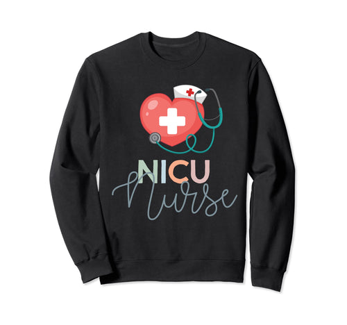 Nicu Nurse Icu Neonatal Boho Heart Sweatshirt - Novelty Apparel Unisex - T-Shirt, Sweatshirt, Hoodie