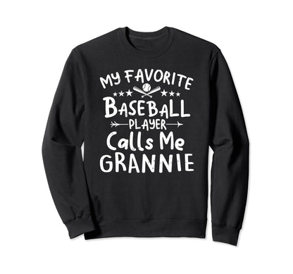 My Favorite Baseball Player Calls Me Sweatshirt - Custom Art Print Unisex - T-Shirt, Sweatshirt, Hoodie