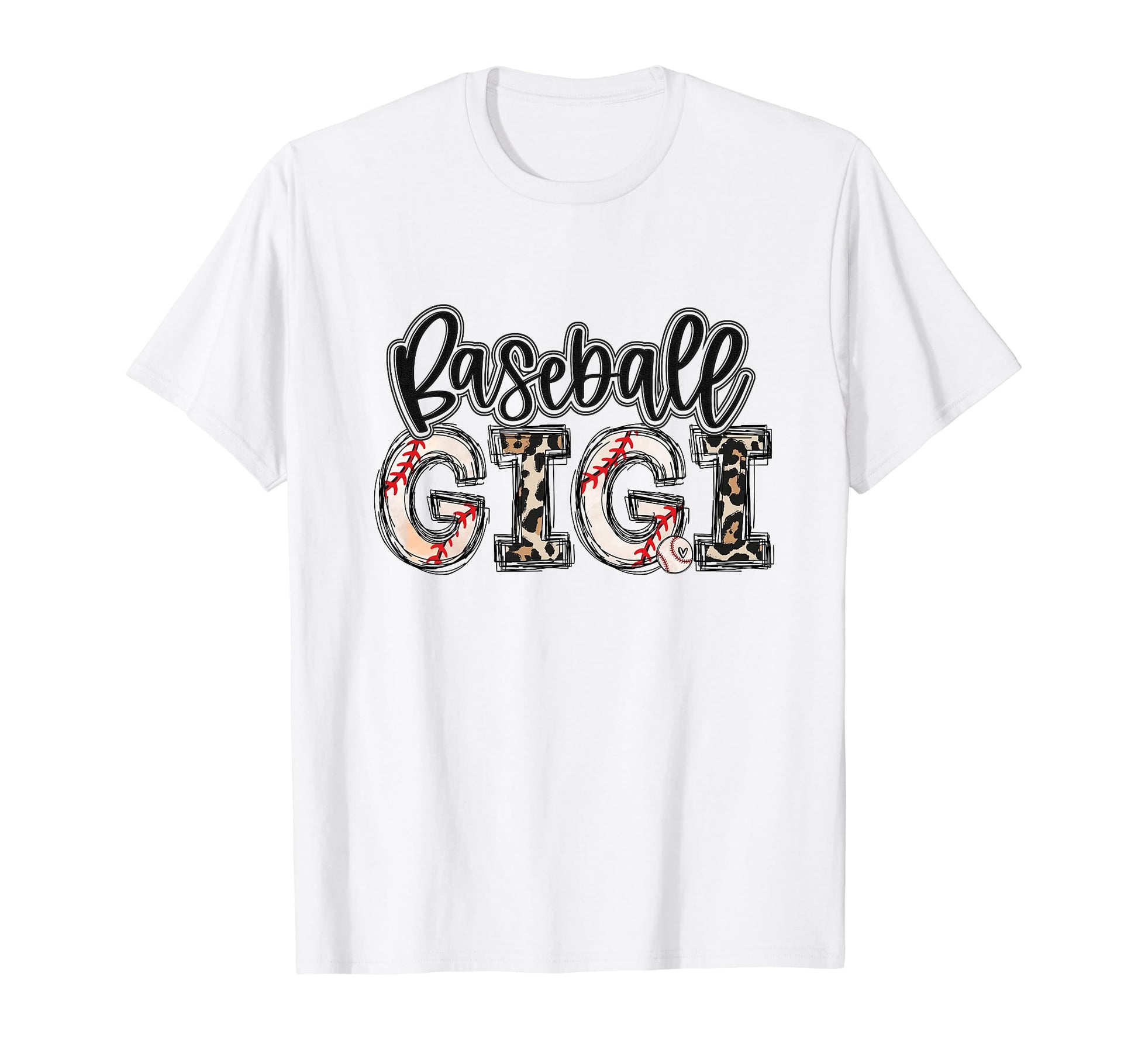 Baseball Gigi Leopard Proud Family T-Shirt - Minimalist Print Unisex - T-Shirt, Sweatshirt, Hoodie