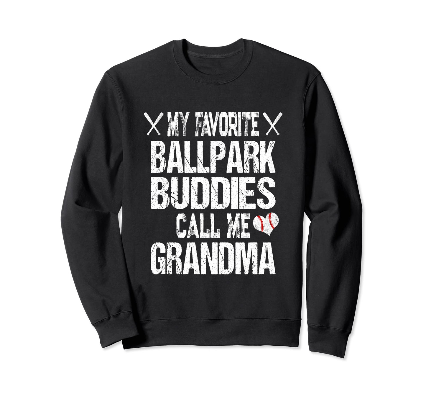 My Favorite Ballpark Buddies Call Sweatshirt - Minimalist Print for Adults - T-Shirt, Sweatshirt, Hoodie