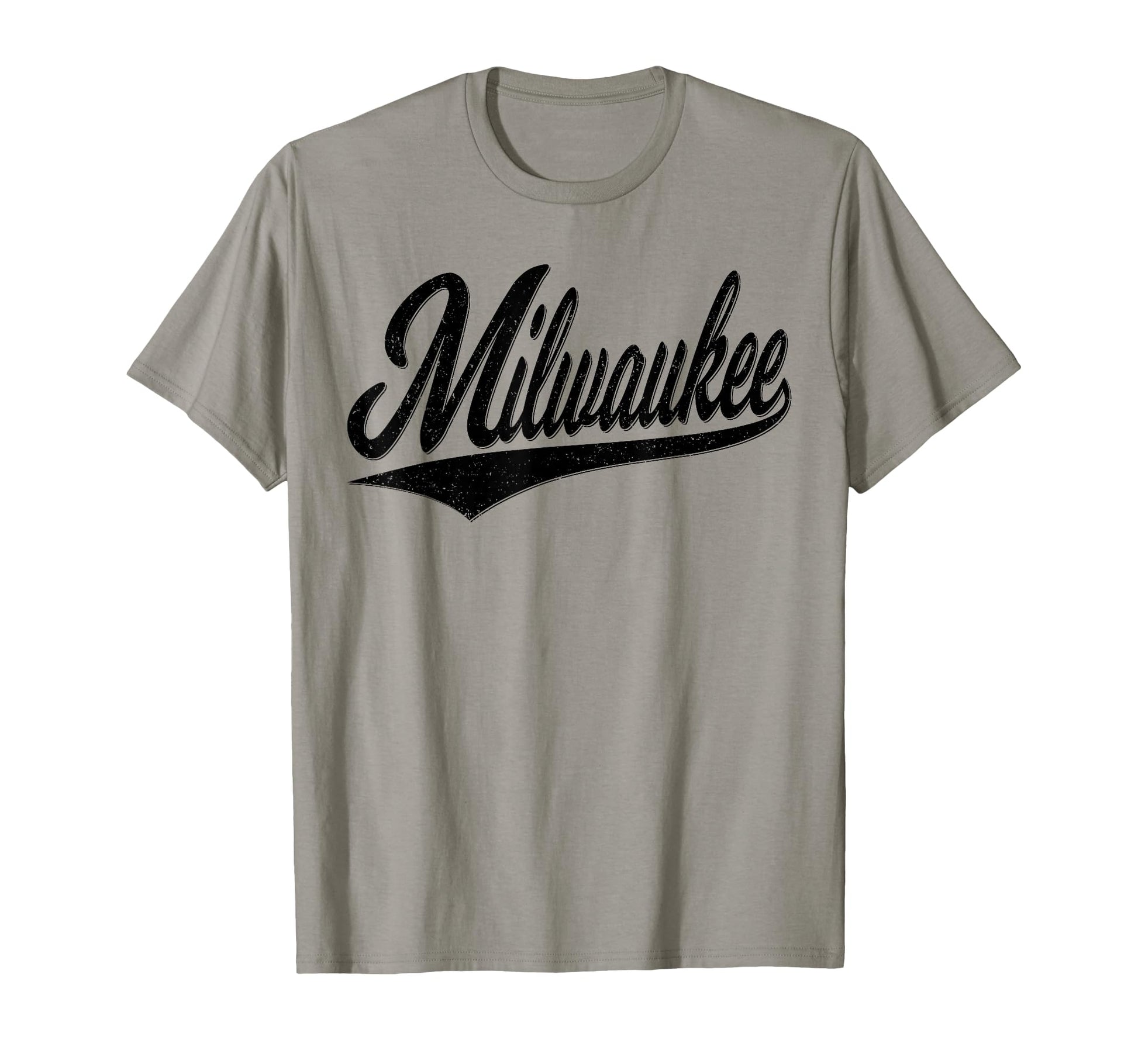 Milwaukee Wisconsin Varsity Script T-Shirt - Aesthetic Graphic for Adults - T-Shirt, Sweatshirt, Hoodie