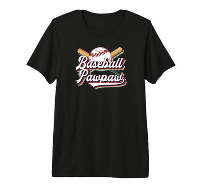Mens Baseball Pawpaw Grandpa Pawpaw T-Shirt - Minimalist Print Men Women - T-Shirt, Sweatshirt, Hoodie