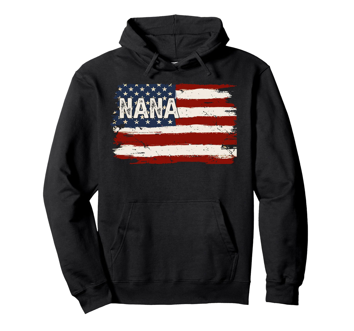 Nana American Flag Patriotic Mothers Hoodie - Fun Novelty Design Men Women - T-Shirt, Sweatshirt, Hoodie