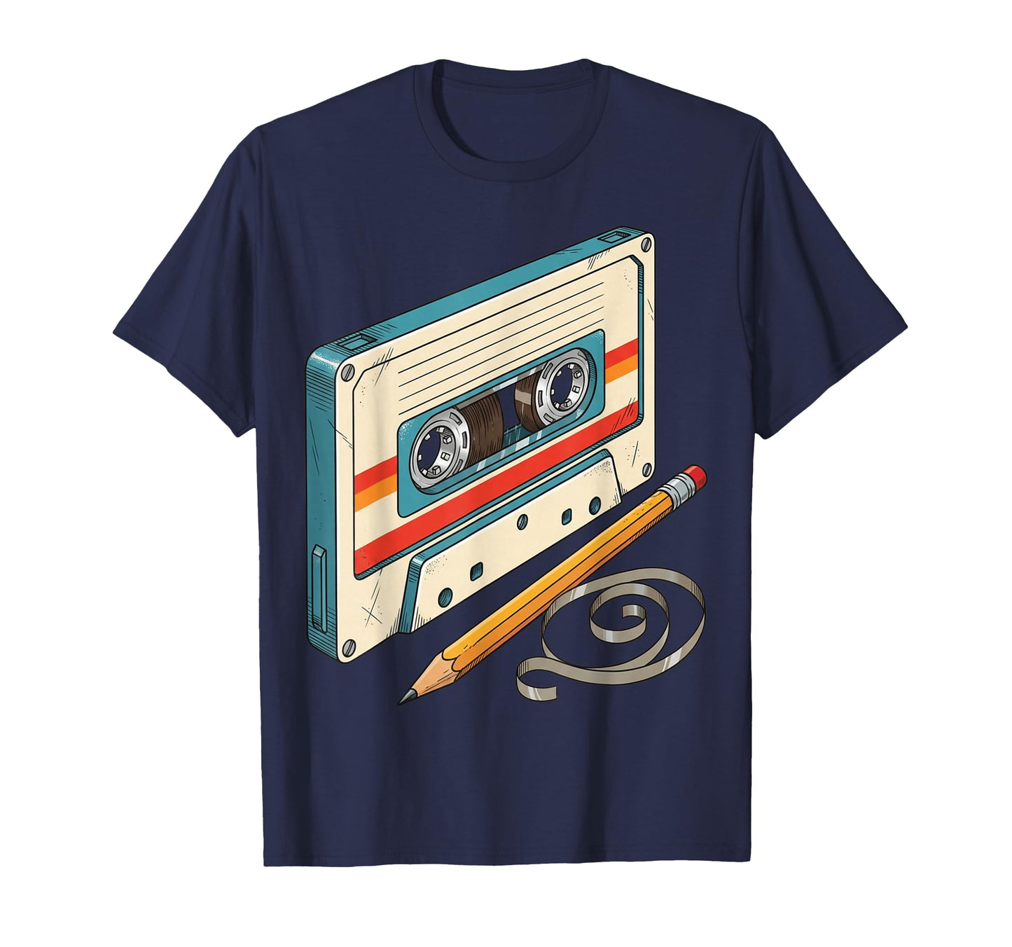 Grunge Cassettes Cassette Tapes T-Shirt - Fun Novelty Design for Adults - T-Shirt, Sweatshirt, Hoodie