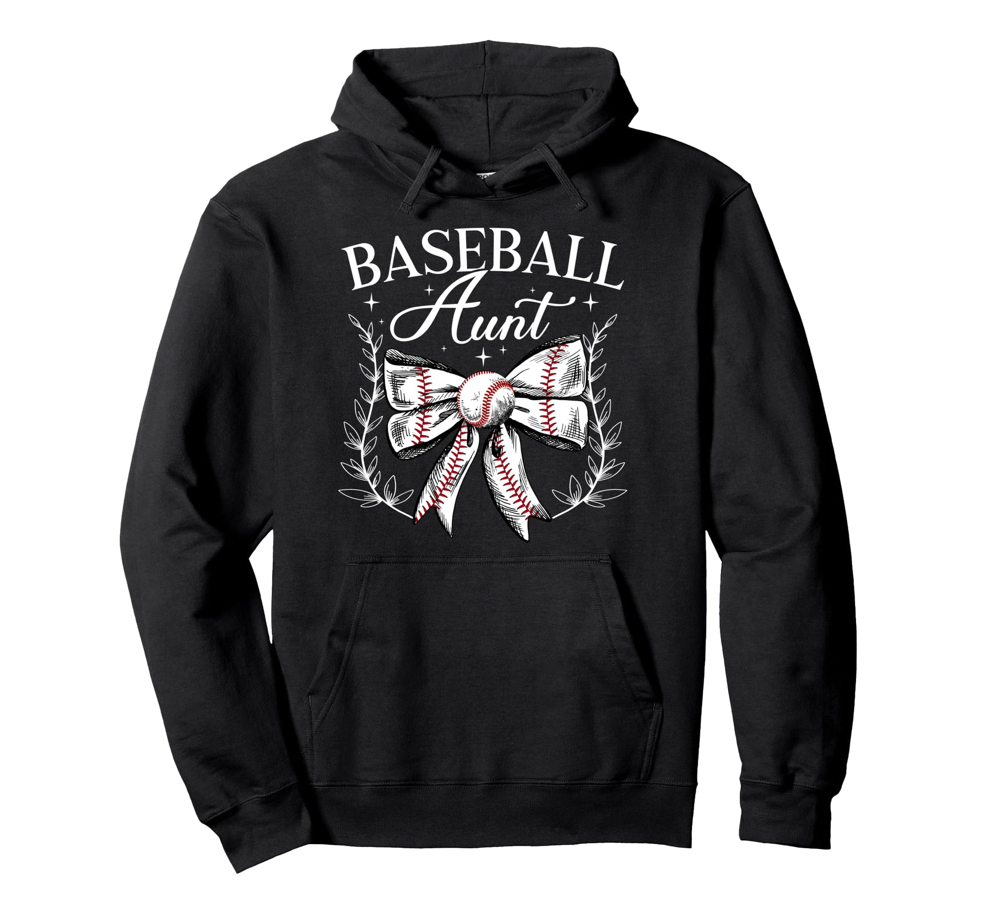 Baseball Aunt Baseball Player Aunt Coquette Hoodie - Graphic Print Unisex - T-Shirt, Sweatshirt, Hoodie