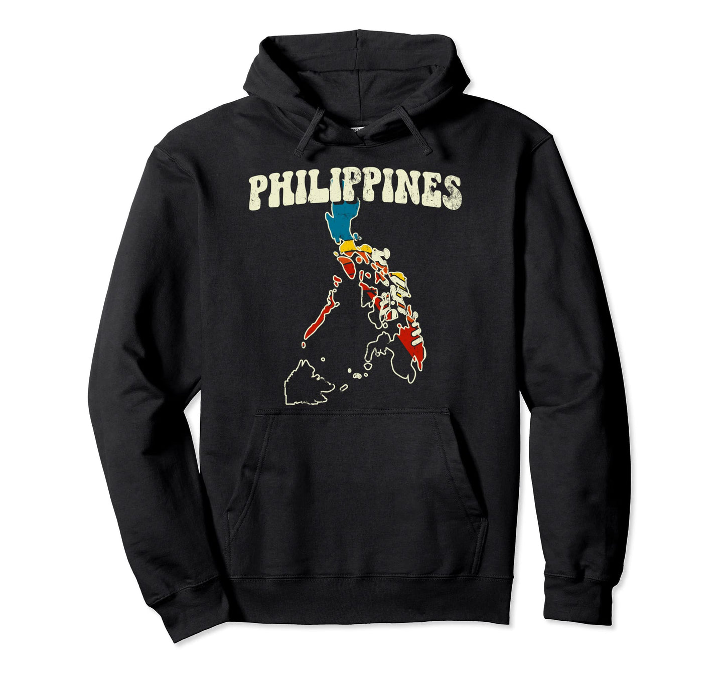 Philippines Filipino Country Rainbow Hoodie - Novelty Apparel for Adults - T-Shirt, Sweatshirt, Hoodie