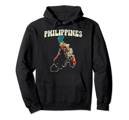 Philippines Filipino Country Rainbow Hoodie - Novelty Apparel for Adults - T-Shirt, Sweatshirt, Hoodie