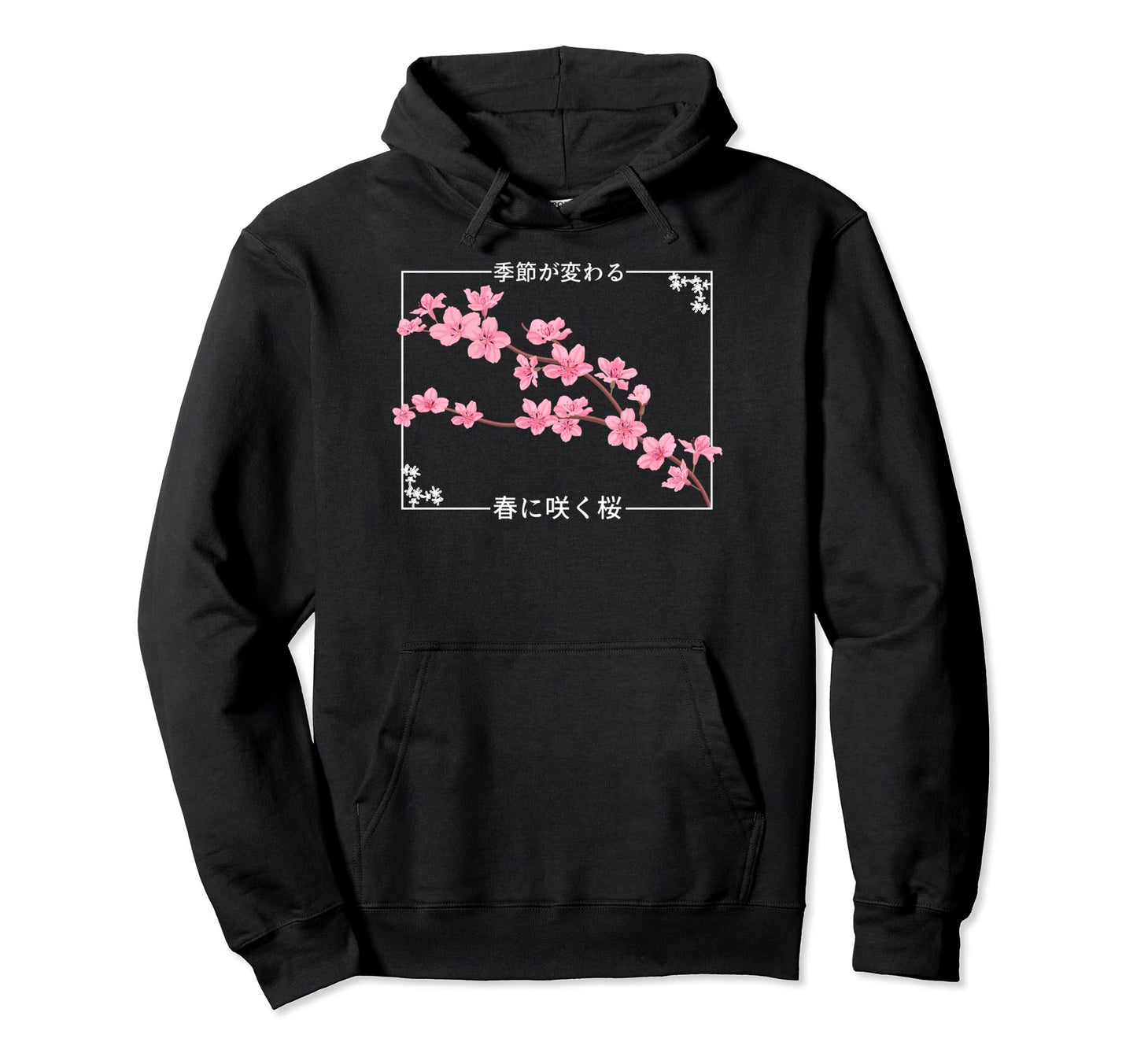 Japanese Art Vaporwave Aesthetic Cherry Hoodie - Fun Novelty Design Unisex - T-Shirt, Sweatshirt, Hoodie