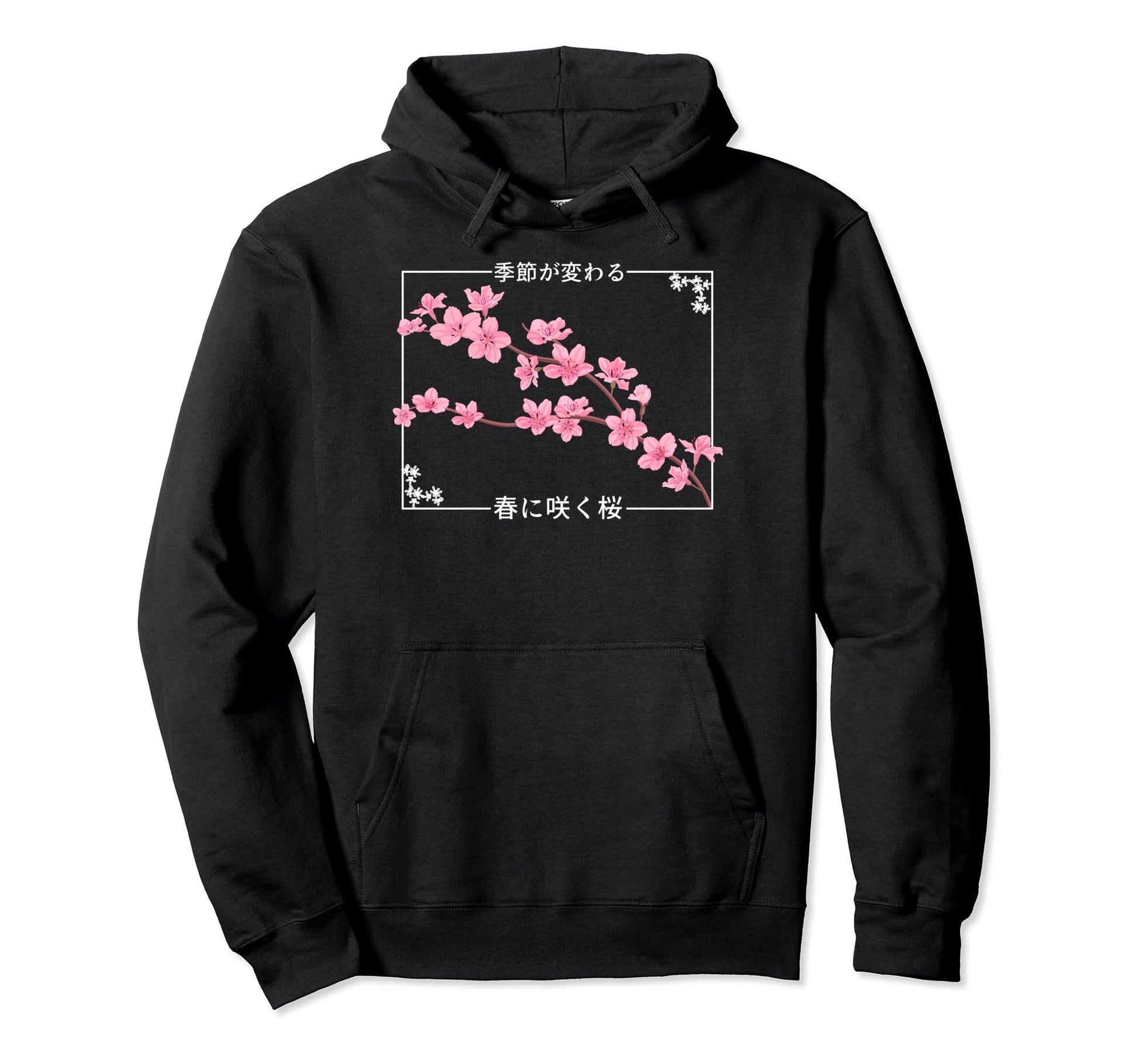 Japanese Art Vaporwave Aesthetic Cherry Hoodie - Fun Novelty Design Unisex - T-Shirt, Sweatshirt, Hoodie