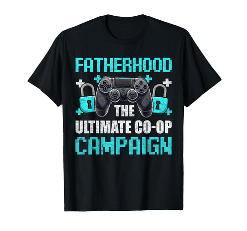 Gamer Dad Fathers Day Fatherhood T-Shirt - Aesthetic Graphic Unisex - T-Shirt, Sweatshirt, Hoodie