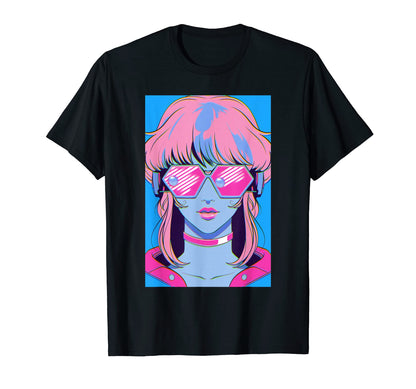 Anime Mecha 80S Manga Vaporwave Aesthetic T-Shirt - Unique Graphic Unisex - T-Shirt, Sweatshirt, Hoodie