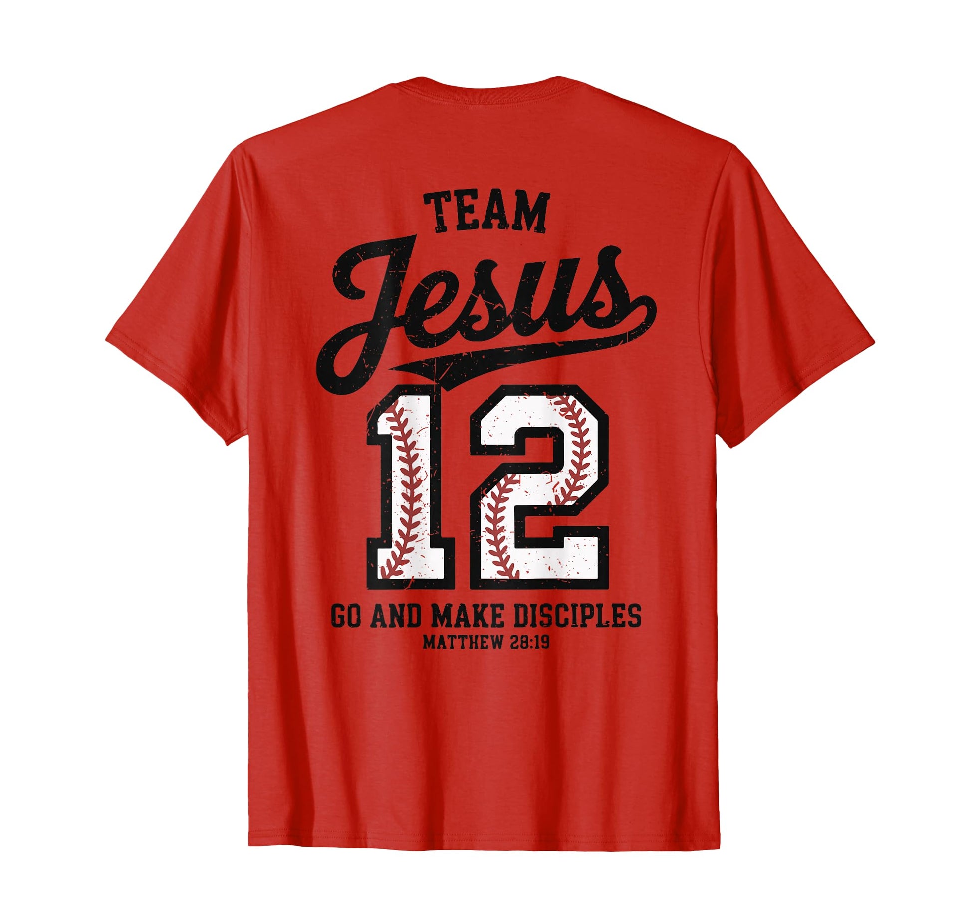 Christian Baseball Faith Team Jesus T-Shirt - Fun Novelty Design Unisex - T-Shirt, Sweatshirt, Hoodie