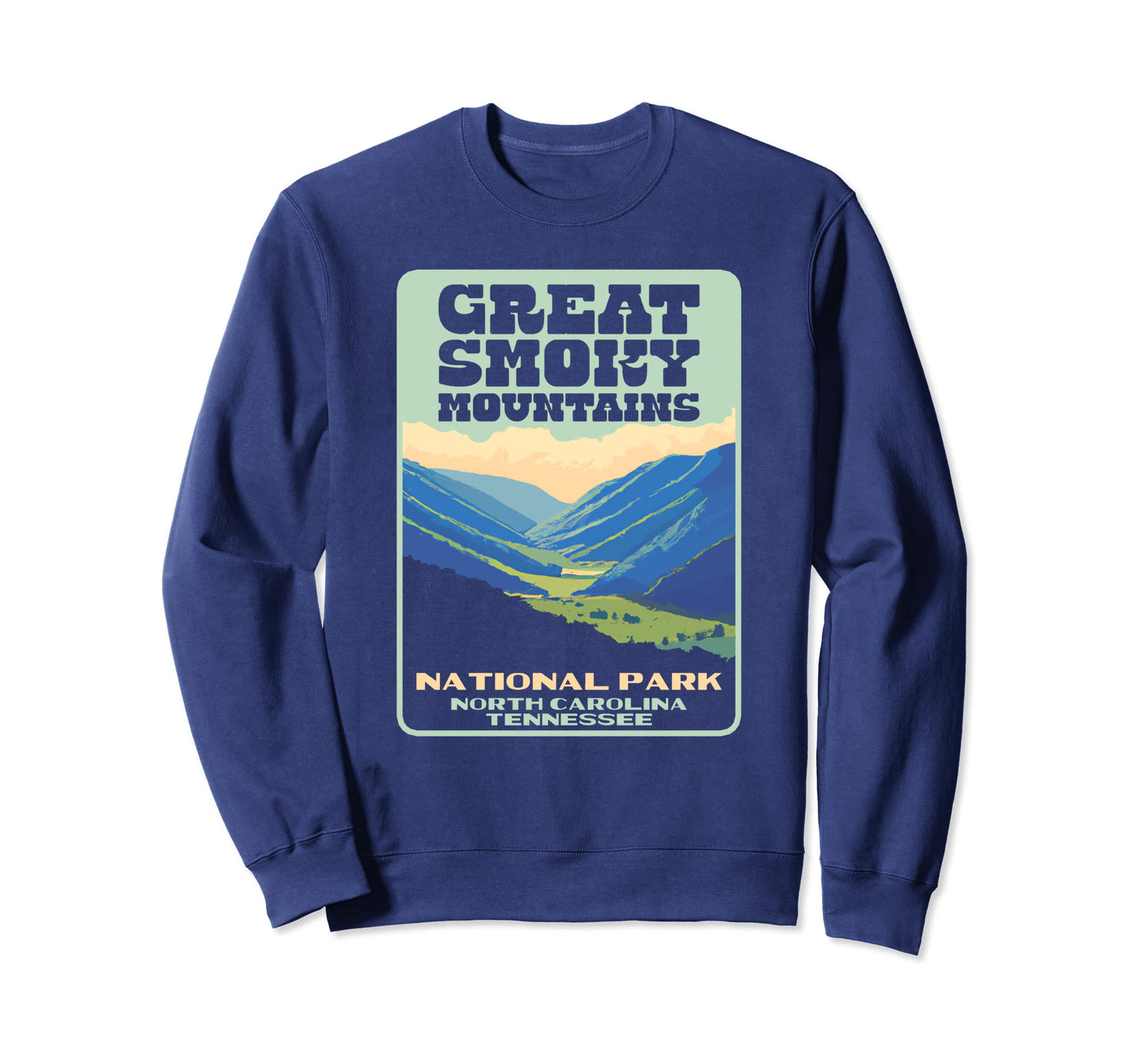 Great Smoky Mountains National Sweatshirt - Aesthetic Graphic Men Women - T-Shirt, Sweatshirt, Hoodie