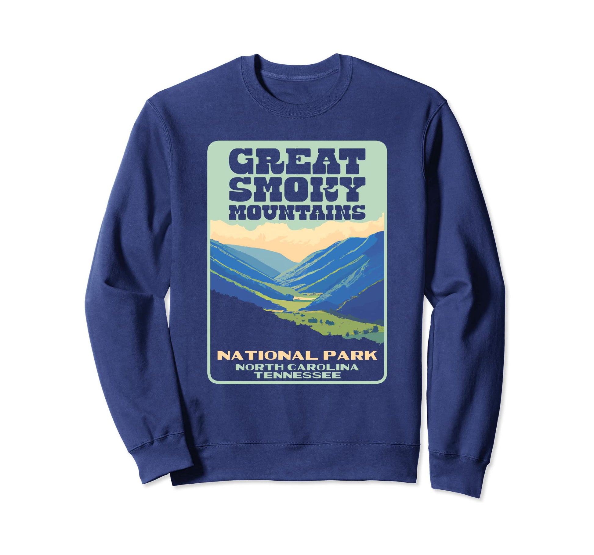 Great Smoky Mountains National Sweatshirt - Aesthetic Graphic Men Women - T-Shirt, Sweatshirt, Hoodie