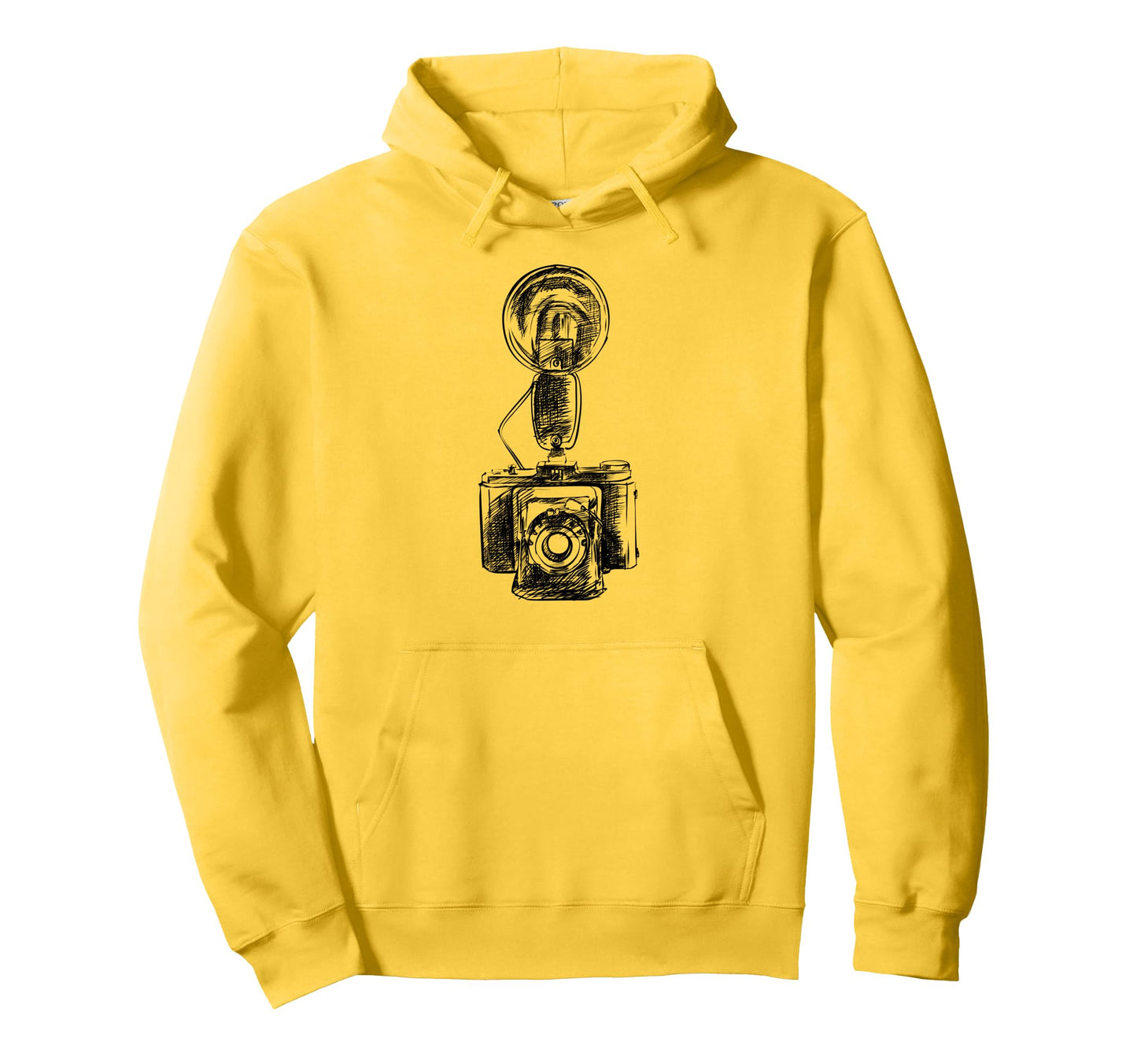 Photography Lovers Camera Sketch Hoodie - Trendy Graphic Unisex - T-Shirt, Sweatshirt, Hoodie