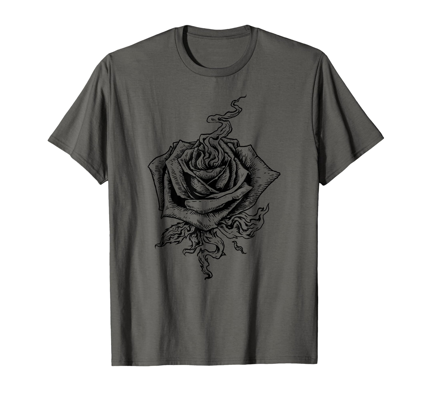 Black Rose Dark Aesthetic Soft Grunge T-Shirt - Streetwear Style Men Women - T-Shirt, Sweatshirt, Hoodie