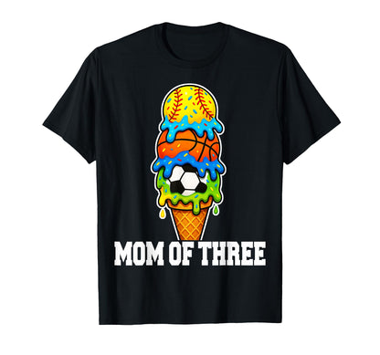 Softball Soccer Basketball Mom Ice T-Shirt - Fun Novelty Design for Adults - T-Shirt, Sweatshirt, Hoodie