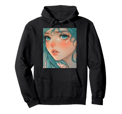 Anime Vaporwave Egirl Aesthetic Japanese Hoodie - Graphic Print for Adults - T-Shirt, Sweatshirt, Hoodie