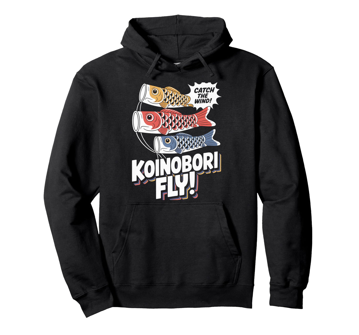 Koinobori Fly Pop Culture Japanese Hoodie - Fun Novelty Design Unisex - T-Shirt, Sweatshirt, Hoodie