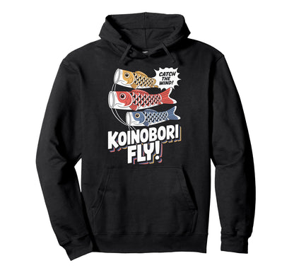 Koinobori Fly Pop Culture Japanese Hoodie - Fun Novelty Design Unisex - T-Shirt, Sweatshirt, Hoodie