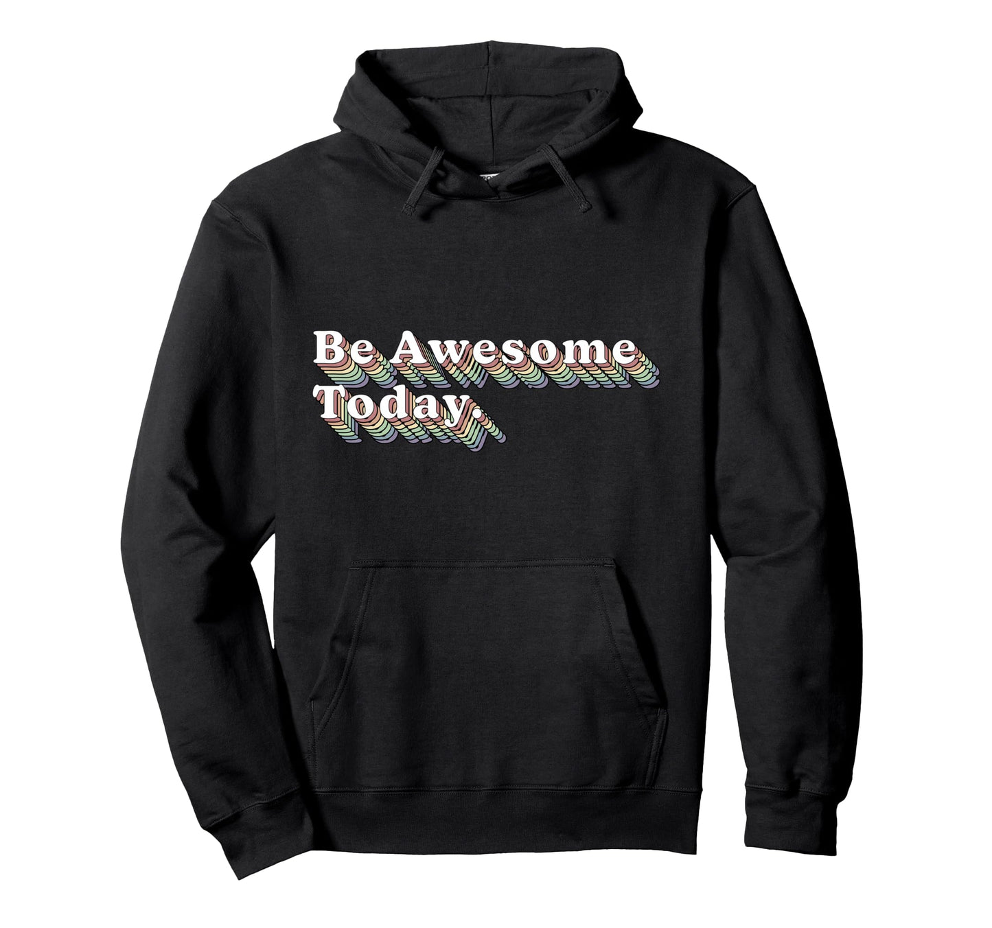 Inspirational Good Vibes Motivation Hoodie - Minimalist Print for Adults - T-Shirt, Sweatshirt, Hoodie