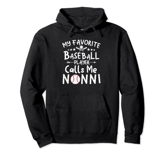My Favorite Baseball Player Calls Me Hoodie - Aesthetic Graphic Unisex - T-Shirt, Sweatshirt, Hoodie