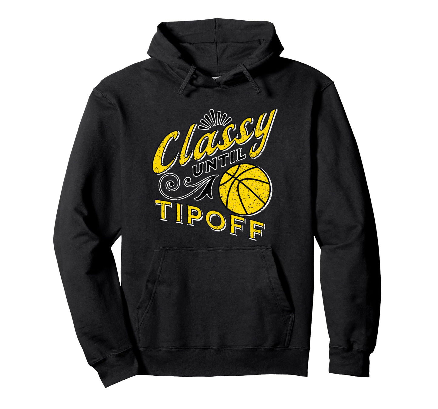 Classy Yellow Basketball Gift Basketball Hoodie - Graphic Print Men Women - T-Shirt, Sweatshirt, Hoodie